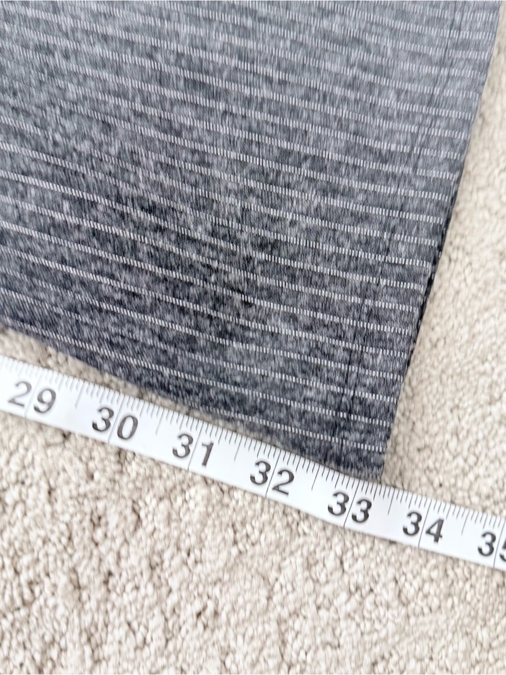 Zara y2k style low rise Gray Pinstripe Flared Trousers - Picture 6 of 6